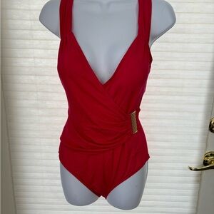 Badgley Mischka one piece bathing suit